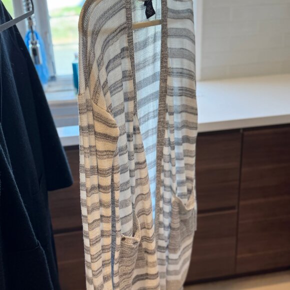 CALVIN KLEIN Open Front Cardigan Medium - Picture 2 of 4